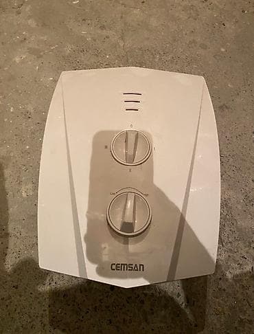 az dili 7: Cemsan markasına məxsus, ağ rəngdə ani su qızdırıcısı. İki — 2