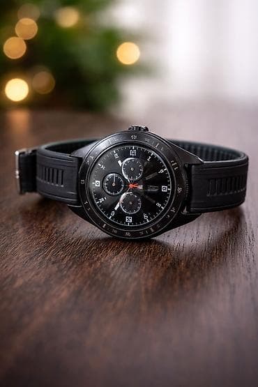 Наручные часы: Qara qol saatı – idman və gündəlik tərz üçün - Korpus: qara metal — 1