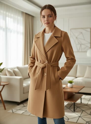 Palto, S, rəng - Bej