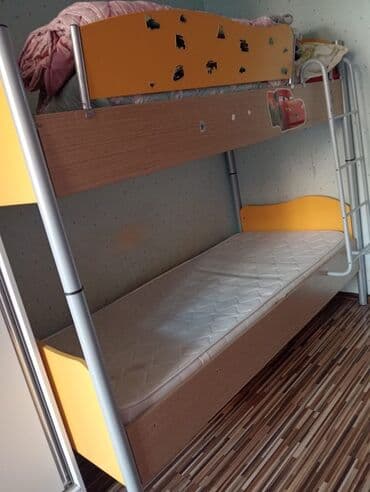 офисная мебель: Oğlan və qız üçün, 2 təknəfərlik çarpayı — 3