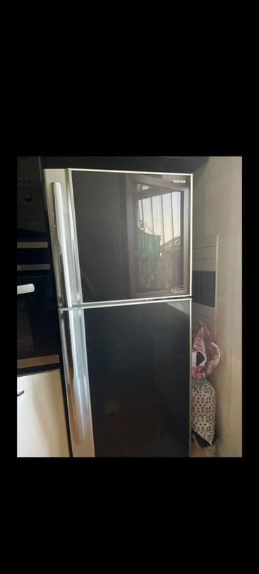 Soyuducular: İşlənmiş 2 qapılı Samsung Soyuducu Satılır, rəng - Qara — 1