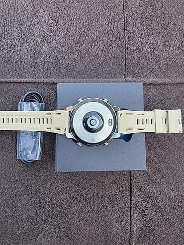 tap.az saatli: Souyie ağıllı saat – khaki rəngli idman tərzi Xüsusiyyətlər: - 1.43" — 3
