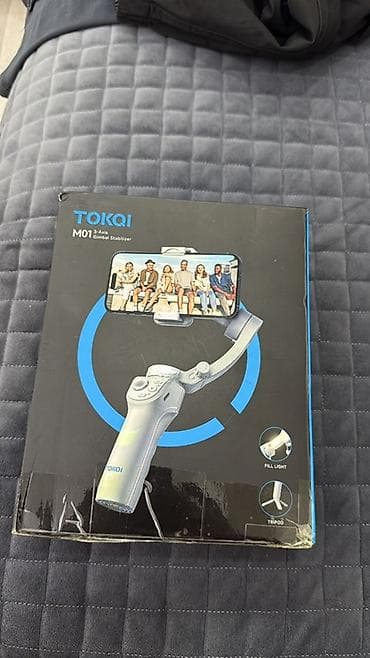 TOKQI M01 3-oxlu smartfon gimbal stabillizatoru - 3-axis