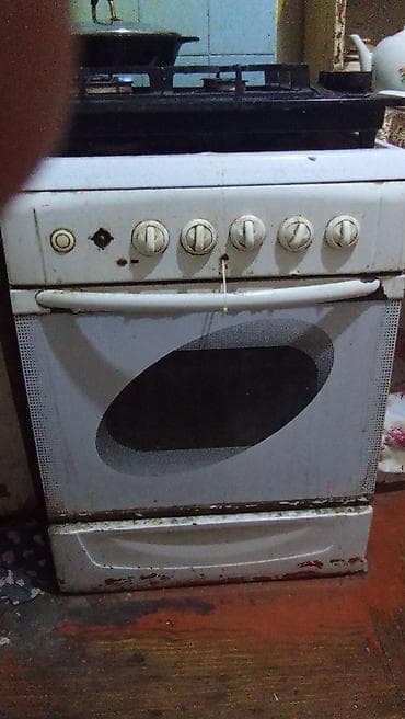 Qaz plitəsi Ayrıca dayanan, 4 gözlü — 4