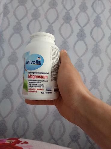 Vitaminlər və BAƏ: Məhsul: Mivolis Magnesium – qida əlavəsi (tabletlər) 100 ədədi satılır — 1