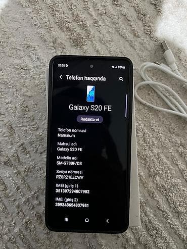 samsung galaxy z: Samsung Galaxy S20, 128 GB, rəng - Mavi, Barmaq izi, Face ID — 5