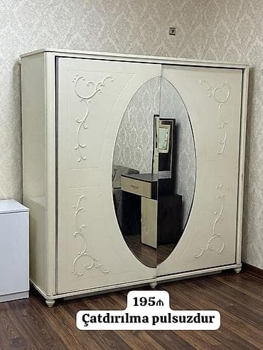 skaf satilir: *Dolab satılır* Qiymet 195 azn *Çatdırılma pulsuzdur* Eni 2 .20 sm — 1