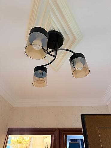 Çılçıraq, 3 lampa, Metal — 1