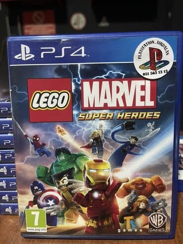 PS4 üçün Lego Marvel Super Heroes oyunu. Bu oyun, Marvel kainatının