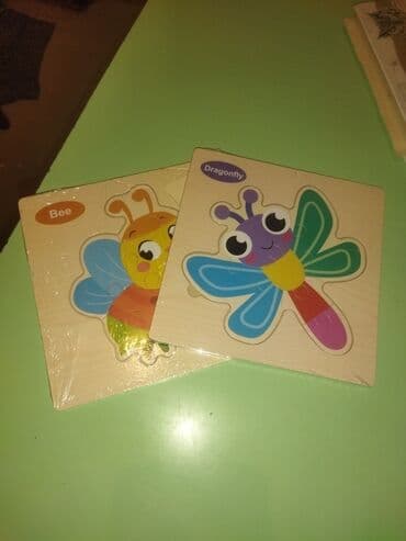 arı qutusu: Uşaq üçün taxta pazl dəsti - Mövzu: Həşəratlar – Arı (Bee) və — 2