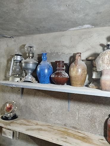 saxsi gul qablari: Antik/retro mətbəx və dekor əşyaları kolleksiyası - Mis əl işi süzgəc — 1