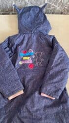 Cinslər və şalvarlar: Пальто- пуховик удлинённое, производство Канада на девочку 7-8 лет — 6