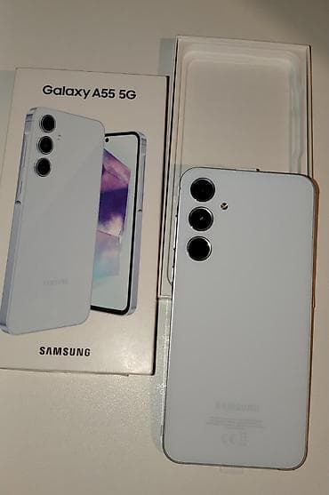 redmi 12 ucuz: Samsung Galaxy A55, rəng - Ağ — 2