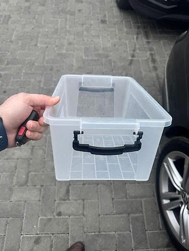 ovcu bıcağı: Mətbəx bıçaqları dəsti + plastik saxlama qutuları - Bıçaqlar: 6 ədəd — 2