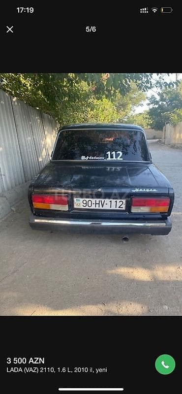 06 sekileri: VAZ (LADA) 2107: 1.6 l | 2010 il Sedan — 2