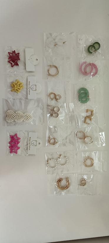 elf bar ucuz: Aksessuar seti – sırğalar, bilərziklər, saç aksessuarları və bantlar — 3