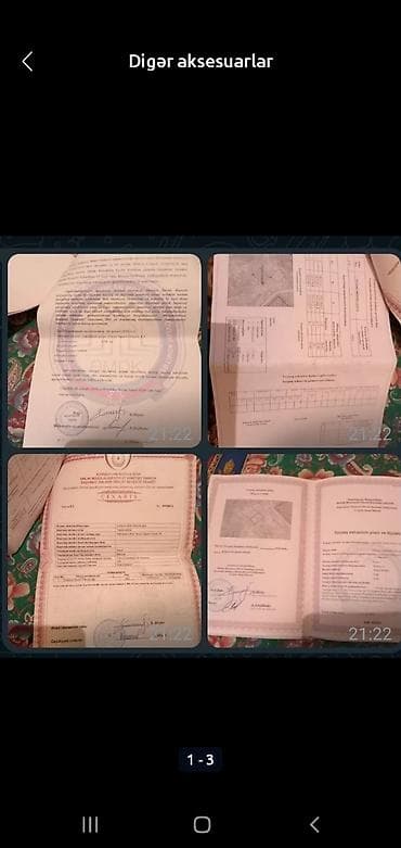 zig qesebesinde heyet evleri: Sabirabada su idaresinin yanında 6sot torpaq satlır 4500 kupcasıda var — 2