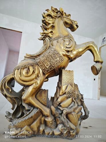 Ev üçün digər mallar: Fiqur, rəng - Qızılı — 2