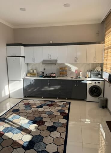 qurtulusda kiraye ev: 81 kv. m, 3 otaqlı, Telefon, Qaz, İnternet — 1