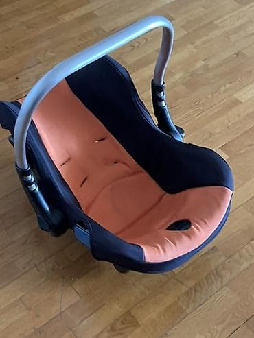 Uşaq avtomobil oturacağı/daşıma beşiyi - Rəng: narıncı və qara - — 1