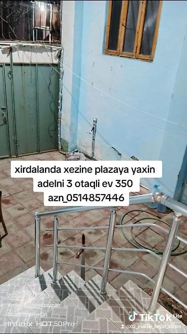 masazırda kiraye ev: 100 kv. m, 3 otaqlı, Qaz, İşıq, Su — 1