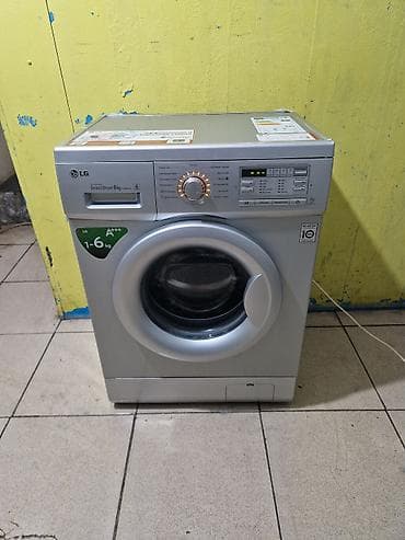 Техника и электроника: Стиральная машина LG, 6 кг, Б/у, Автомат, Есть сушка, Нет кредита, Платная доставка — 1