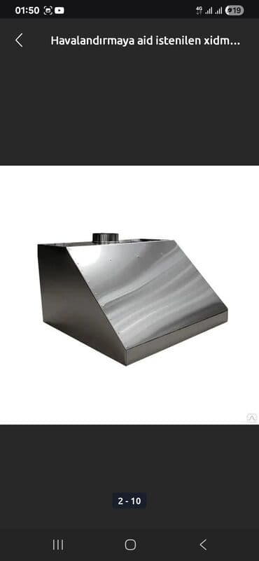 Biznes üçün program təminatı: Sənaye tipli mətbəx üçün havatəmizləmə sobaları və aspirasiya — 23