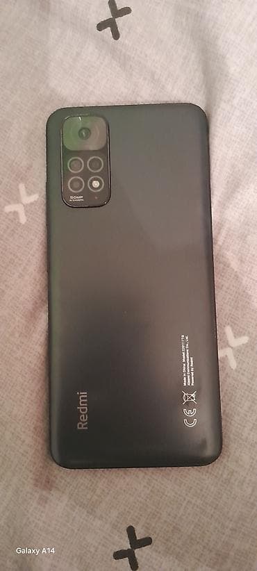 Redmi Note 11, 128 GB, rəng - Qara, Qırıq