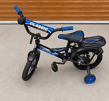 velosiped 3 teker: Uşaq velosipedi – STELS Classic Super, mavi/qara Cox az surulub — 2