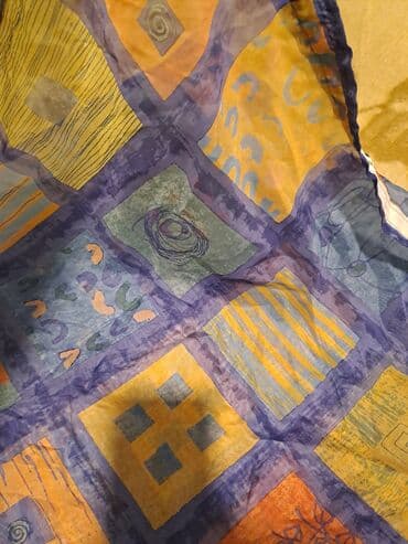 тюль белый: Yeni, Tül, rəng - Göy — 7