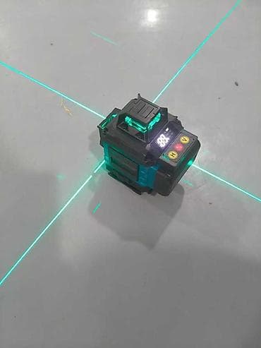 mac utu feni: 360° Yaşıl Şüalı Lazer Nivelir Dəstı Peşəkar ölçü və hizalama işləri — 5
