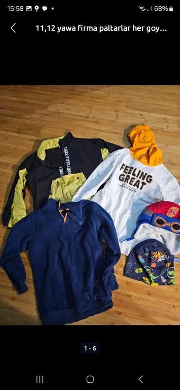 Donlar: Məhsul: 11–12 yaş oğlan uşaqları üçün firma geyimləri dəsti Tərkib və — 3