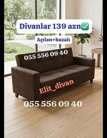 Di̇van-kravat, Yeni, Açılan, Bazalı, Parça, Ödənişli çatdırılma