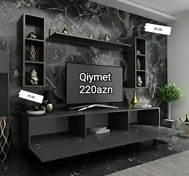 tvi alti: Yeni, Düz TV altlığı, Polkalı, Laminat, Azərbaycan — 4