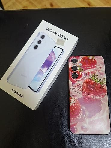 5g modem: Samsung Galaxy A55 5G, rəng - Ağ — 2
