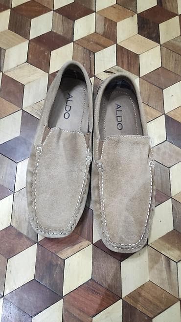 makasin ayaqqabı: Aldo kişi mokasinləri - Model: slip-on mokasin - Rəng: açıq bej (qum — 3