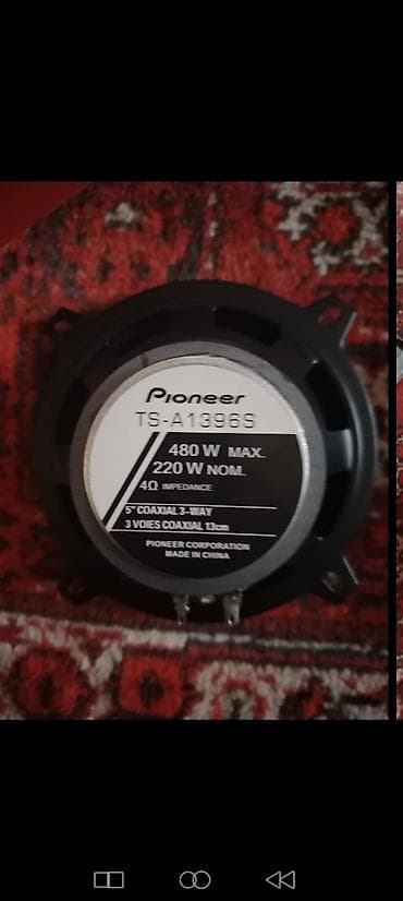 xiaomi mi note 3: Pioneer TS-A1396S avtomobil akustikası - Tip: 3 zolaqlı koaksial — 4