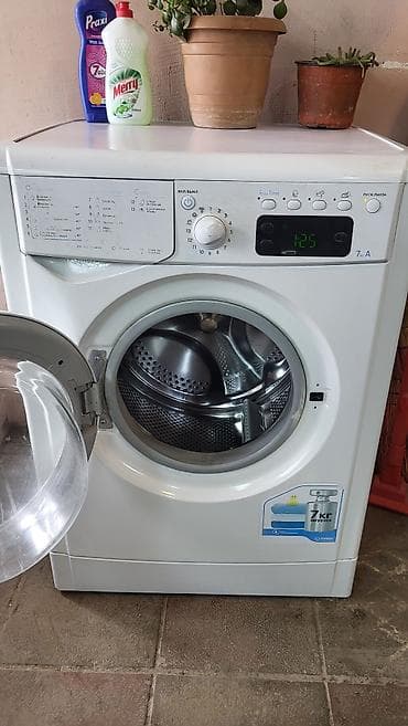 sharp soyuducu servis: Indesit önyükləməli paltaryuyan maşın 7 kg tam işlək heç bir prablemi — 2
