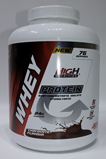 Qaçış trenajorları: High Nutrition Whey protein 2280gr, 76porsiya (Şokalad biskivit) + — 2