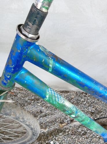 математика. 6 класс. методическое пособие: Şəhər/əhata üçün sadə velosiped - Çərçivə: polad, mavi-yaşıl rəngdə — 3