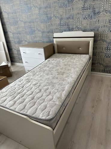İşlənmiş, Təknəfərlik çarpayı, Bazasız, Matras ilə, Siyirməsiz, Türkiyə