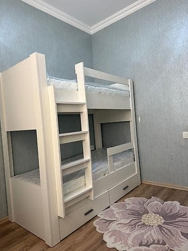 Oğlan və qız üçün, Yeni, Çarpayı, Matras ilə, Siyirməli, Laminat