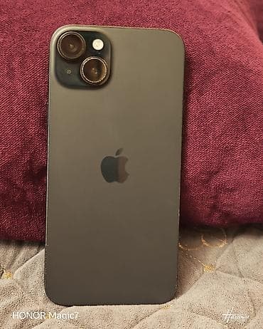 macbook 2 el: IPhone 15 Plus, 128 GB, Alpine Green, Zəmanət, Barmaq izi, Simsiz şarj — 1