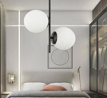 Çılçıraq, 2 lampa, Şüşə