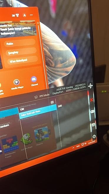 Serverlər: Güclü oyun/ofis stolüstü kompüter və 24" 165 Hz monitor seti PC — 2