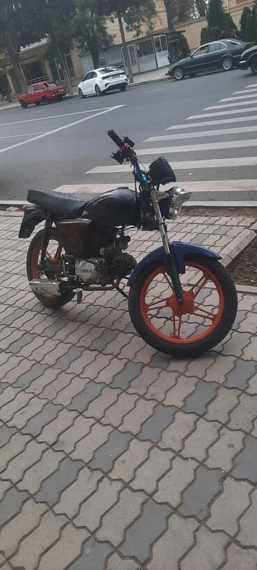 disk teker 4 bolt: Moped tipli kiçik həcmli motosiklet - Rəng: qarışıq – qara gövdə — 1