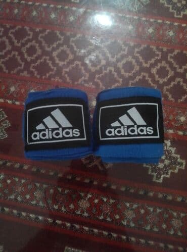 usaqliq yoluna qoyulan samlar: Məhsul: Boks/ MMA əl sarğıları (Adidas loqolu) - Rəng: mavi - Uzunluq — 3