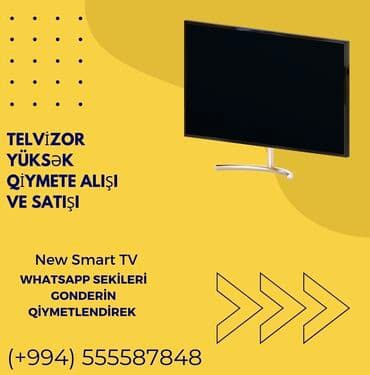 Yeni va,ya ikinci el televizorlarin alisi ve satisi.Sekileri vatcapa