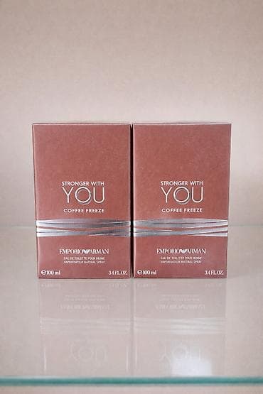 Şəxsi əşyalar: Emporio Armani Stronger With You Coffee Freeze – Kişilər üçün Eau de — 1