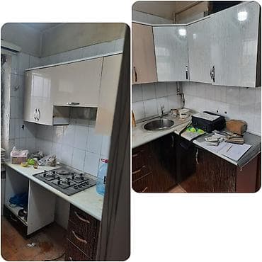 masa desti islenmis: Metbex mebeli 250 azn. olcsu. 254×1.59 . Uzerinde +moyka+qaz+aspirator — 1